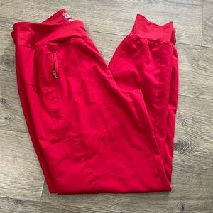 Women's Red Track Pants